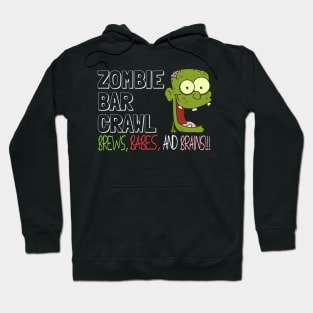 Zombie Bar Crawl T-Shirt Hoodie